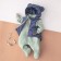 Beginning children's insulated kinderlitto "Orsetto", height 92-98 cm, dark blue color