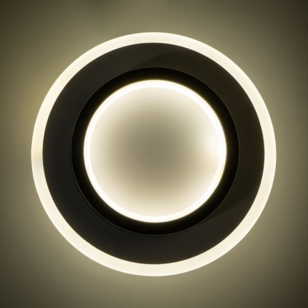 Bra "Castillio" LED 42W white-black D.20cm-4