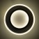 Bra "Castillio" LED 42W white-black D.20cm
