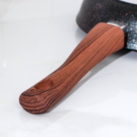 Granit Ultra Blue, D = 22 cm, removable handle, anti -stick coating, blue color-5
