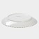 Porcelain dining porcelain Magistro "Flower", D = 19 cm, white color