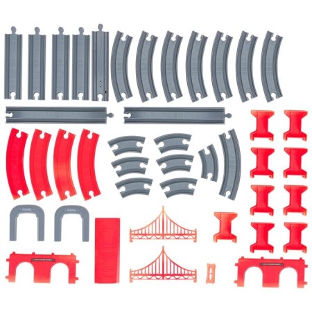 Railway for children "Service Service", 92 items, on batteries with sound-7