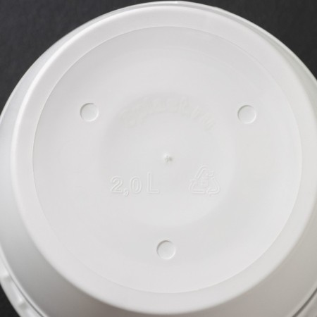 Pot for flowers with the pallet "Venice", 2 l, d = 16 cm, white color-4