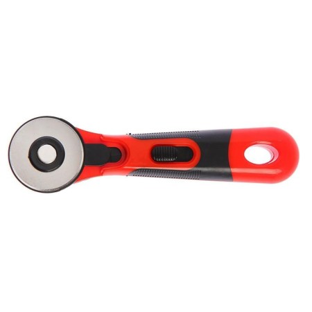 LOM discount knife, plastic case, blade-cloth, 45 mm + gift of rollers-3 pcs.-5