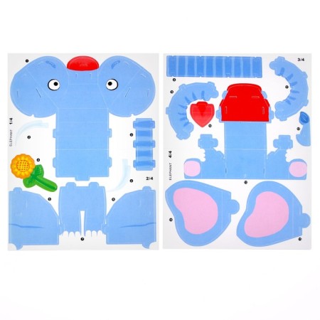 Set for creativity Sector 3d Figures "Elephant"-1