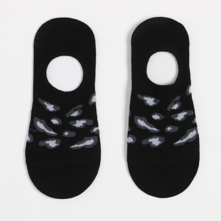 Invisible socks female, black color, size 36-40-1