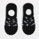 Invisible socks female, black color, size 36-40