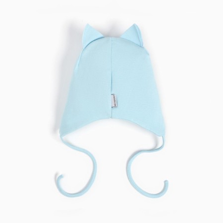 A cap for a boy, the color is blue, size 44-46-2
