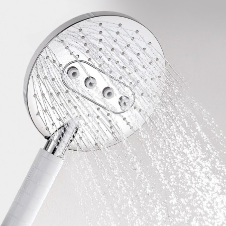 Shower set of Wasserkraft a044, watering can 3 modes, stand, chrome-2