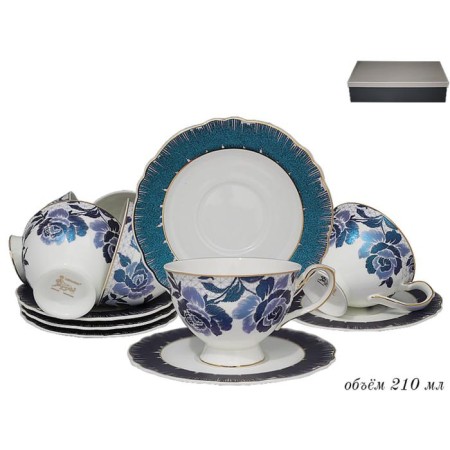 Tea set of Lenardi, 12 items