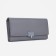 Women's wallet on magnets, gray color