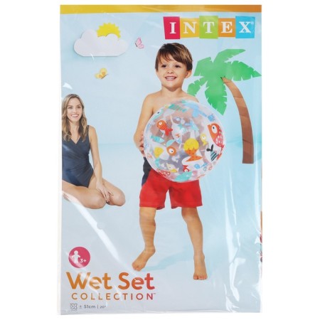 Beach Ball "Patterns", D = 51 cm, from 3 years old, Mix color, 59040np intex-6