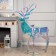 Figure LED Shine "Deer" 155x140x38 cm, 220v, white