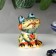 Souvenir "Frog kva", 5 cm, color gzhel
