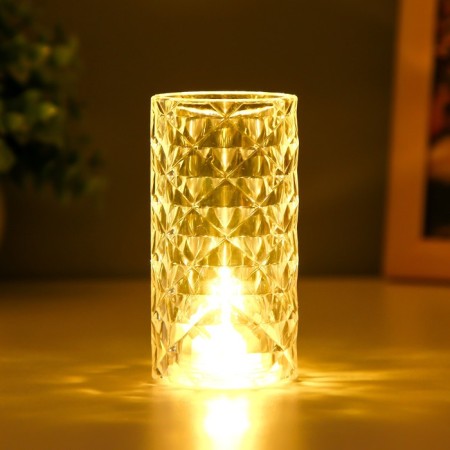 Night -sized "Prism" LED from 3XLR1130 batteries is transparent 5x5x9.5 cm Risalux-3
