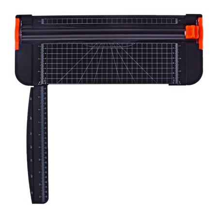 Krezak for paper roller, safe blade, cut length 310 mm, with a drawer ruler-4
