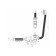 Siphon "Ani Plast" EC255s, 40 x 50, for a bath, with a flexible pipe, the "click-cracker" system, chrome