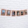 Girland for photos with clothespins "Kraft", 6 pcs.