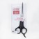 Hairdressers with emphasis, blade - 6.5 cm, black color