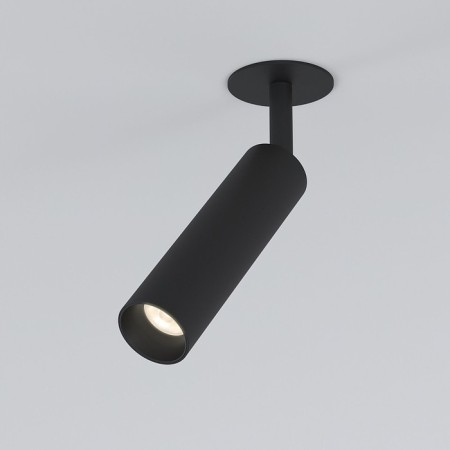 Lamp ceiling Elektrostandard, Diffe LED 8 W, 39x39x200 mm, IP20, black color