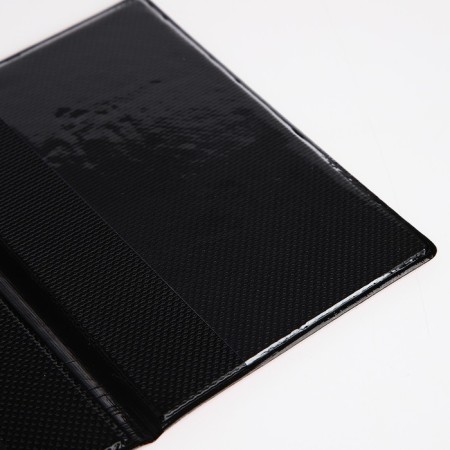 Cover for passport, black color-5