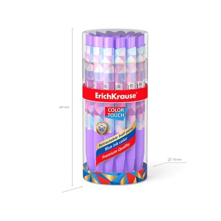Handle Automatic Erichkrause Colortouch Magic Rhombs, Node 0.7 mm, blue ink.-5