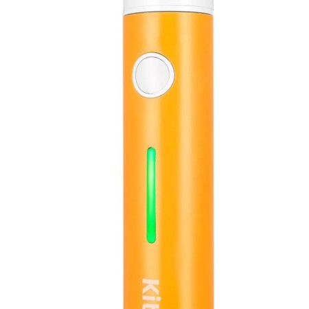 Irrigator KitFort KT-2957-4, portable, 320 ml, 3 modes, 2 nozzles, from battery, white/orange.-1