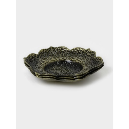 Copper and incense stand for the tea ceremony, set 3 pieces, 9.6 x 1.3 cm-4