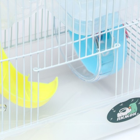 The cage for rodents "Pigzon", 23 x 17 x 33 cm, transparent, blue filling-2
