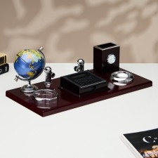 Table 7V1 set (block d/papers, sub-/print, little things, pencil, clock, visit, globe)
