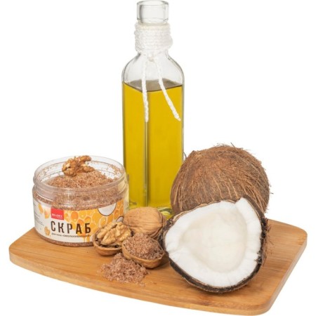 Bradex body scrub “rejuvenating”, moisturizing, with powder walnuts and oils-4