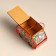 The toy-jacket on the tree "machine", the roof opens, 10x5x5.5 cm