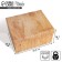 Gift folding box, packaging, "wood", 31.2 x 25.6 x 16.1 cm