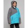 Ski jacket women's winter, size 54, blue color