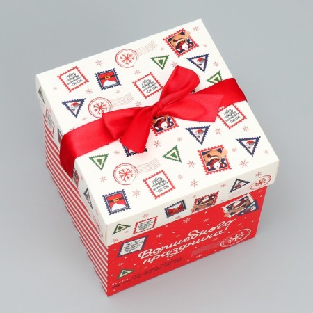Folding box "Magic holiday", 15 x 15 x 15 cm, New Year-2