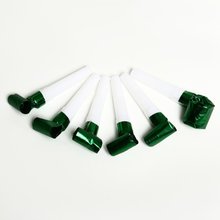 Carnival tongue "Holiday", set of 6 pcs., Green color-1