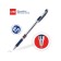 Balloon handle Cello Maxriter XS, node 0.7 mm, rubber emphasis, blue ink, transparent body