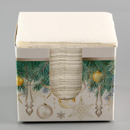 Napkins in the box "New Year's toys", interior, 75 sheets, for the New Year-3
