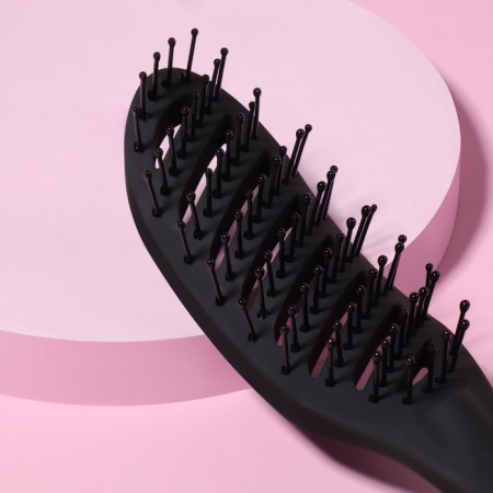 Combing, ventilated, 4 × 24 cm, black color-1