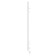 Room electrician Laris lavender Chc, 300x900 mm, 12 crossbars, right, white