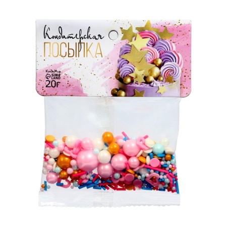 Confectionery sprinkling "Color Caramel", 20 g-2