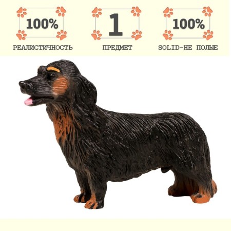 Figure "On the farm: long -haired dachshund"-1