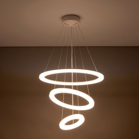 Suspended lamp Citilux "Electron" CL710A104S, 65x65x40 cm, 1x104W, LED, white color-12