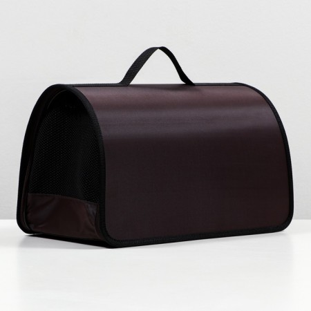 Bag - Animal carrying hard No. 3, nylon, 43 x 28 x 22 cm, brown