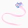 Colored strands for the New Year's “Magic Winter” for the New Year, (pale pink) 50 cm