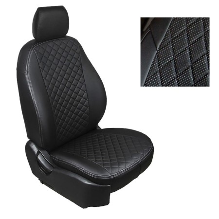 Auto-Chelecs from Eco-leggings "Rhombus" for Hyundai Elantra VII (CN7) SD 2021-n.