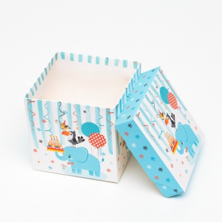 Self -assembly box "Children's" elephant 10x10x10 cm-3