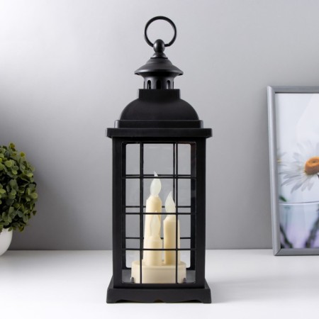Nightmare "candles" LED batteries 3HAAA Black 13x13x38 cm-3