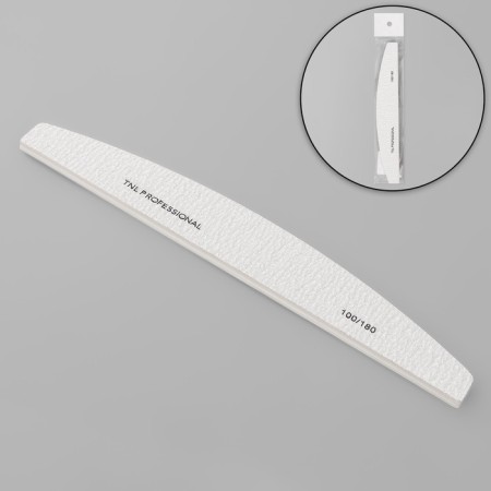 File - emery, abrasiveness 100/180, 18 cm, gray color