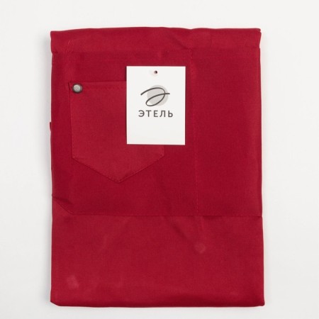 Apron Ethel "Style" color red 70 x80cm, 80% p/e, 20% cotton-6